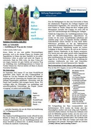 sommer-newsletter 2013