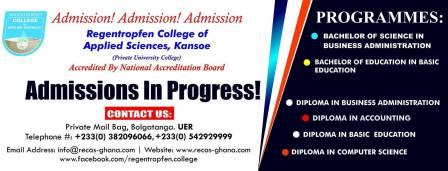 Admission in Progress ReCAS 1