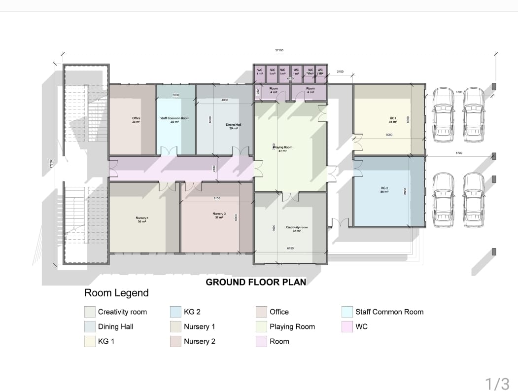 Plan KG Geb&auml;ude